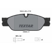 Textar Front Brake Pad Set 2390801
