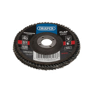 Draper Zirconium Oxide Flap Disc, 100 x 16mm, 40 Grit 81912 Draper - Dynamic Drive