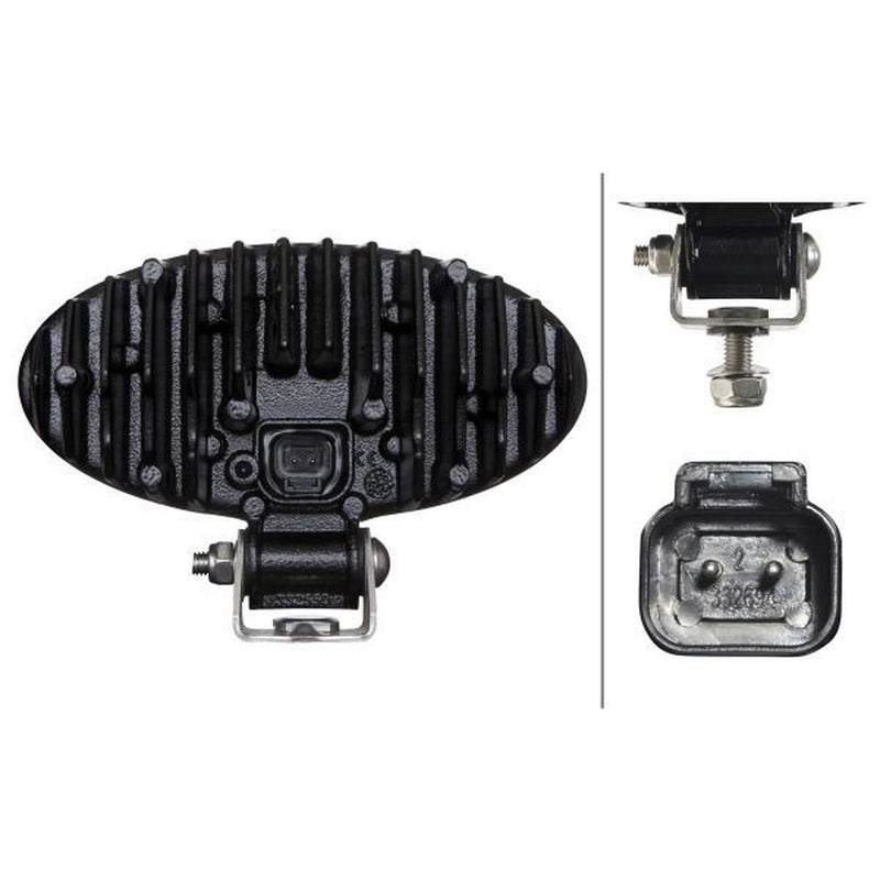 Hella Worklight High fits John Deere Series 6 2006 on