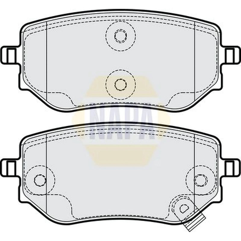 NAPA Rear Brake Pad Set fits Mercedes-Benz X-Class 2017-2020