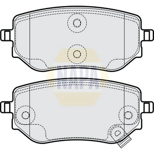 NAPA Rear Brake Pad Set NBP1799