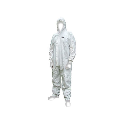 Scan Chemical Splash Resistant Disposable Coverall White Type 5/6 XL (42-45in) Scan - Dynamic Drive