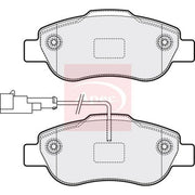 Apec Front Brake Pad Set fits Ford Ka 2008-2016 1.3