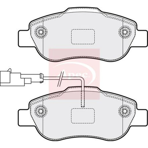 Apec Front Brake Pad Set PAD2156