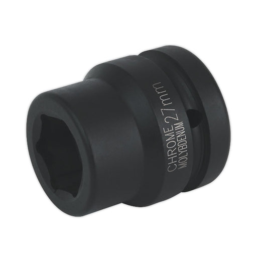 Sealey Impact Socket 27mm 1"Sq Drive IS127 Sealey - Dynamic Drive