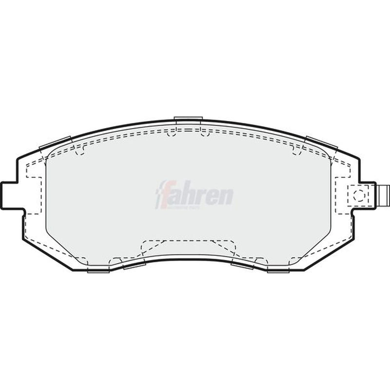 Fahren Front Brake Pad Set FBP3192