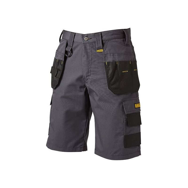 Dewalt Power Tools Cheverley Lightweight Grey Polycotton Shorts Waist 32in DeWALT Power Tools - Dynamic Drive
