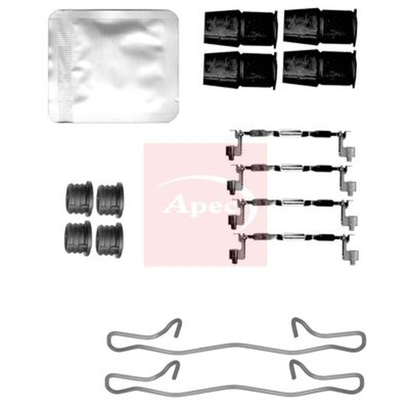 Apec Brake Pad Accessory Fitting Kit Rear fits Polestar Polestar 2 2019-2023