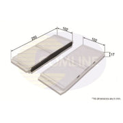 Comline Full Service Kit with Air, Oil, Fuel & Cabin Filters fits Mazda 3