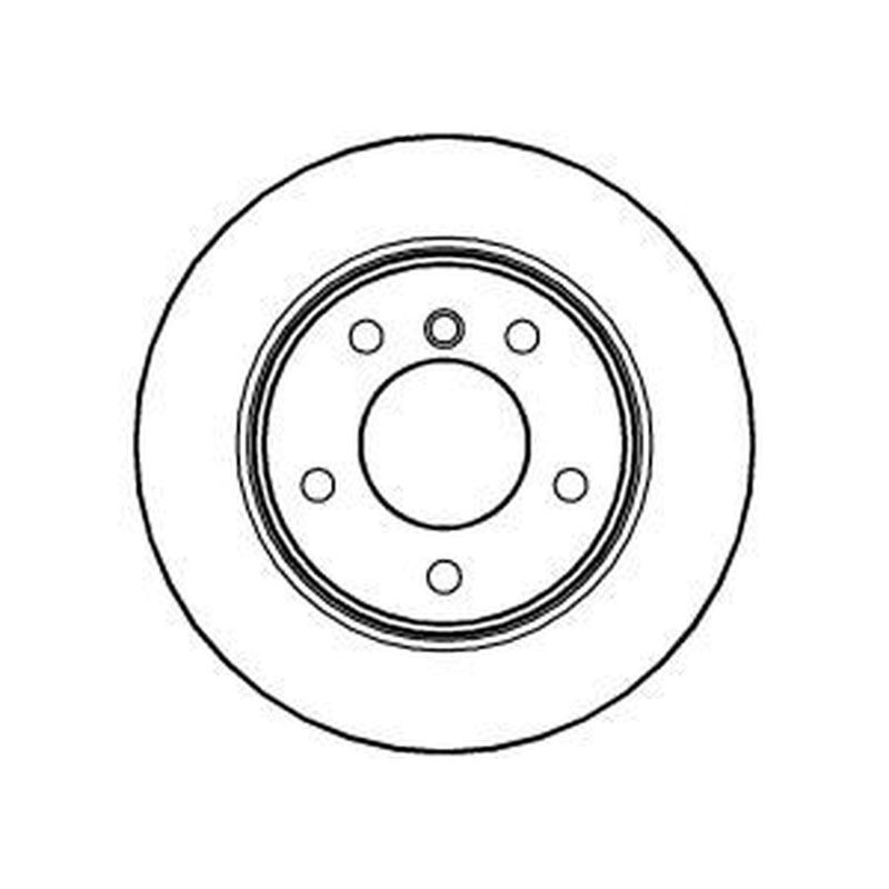 Abtex Rear Brake Solid Discs & Pads fits BMW 1 2004-2011