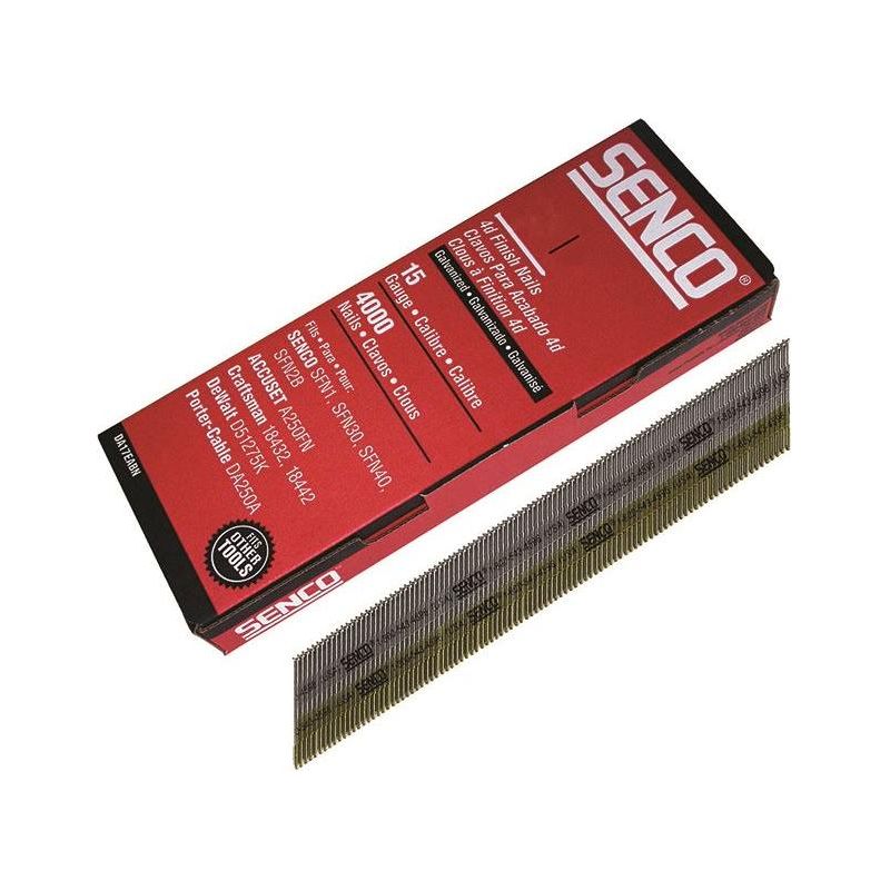 Senco Chisel Smooth Brad Nails Galvanised 15G x 55mm (Pack 4000) Senco - Town Tools