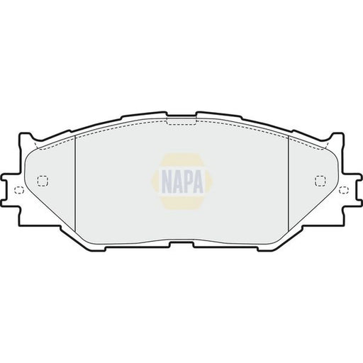 NAPA Front Brake Pad Set NBP1587