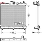 Denso Engine Radiator DRM46067