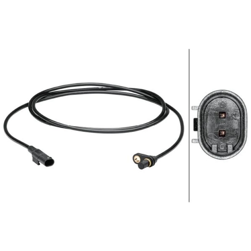 Hella ABS Wheel Speed Sensor Rear fits Mercedes-Benz Sprinter 3,5-T 2006-2018