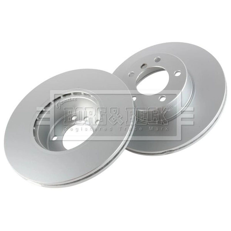 Borg & Beck Front Brake Vented Discs & Pads fits BMW 3 2004-2013