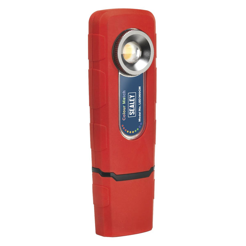 Sealey Inspection Lamp Paint Colour Matching Light 360 CRI 95 COB LED 400 Lumen Sealey  - Dynamic Drive