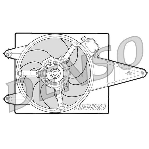 Denso Engine Cooling Fan fits Fiat Tempra 1990-1996 1.4 1.6 1.8 1.9