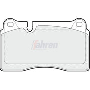 Fahren Front Brake Vented Discs & Pads fits VW Touareg 2004-2018 3.0 3.6