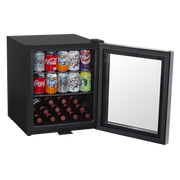 Baridi 50L Tabletop Drinks Fridge Mini Beer Cooler Glass Door Stainless Steel Baridi  - Dynamic Drive