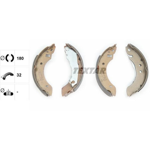Textar Brake Shoe Set Axle Kit 91020700