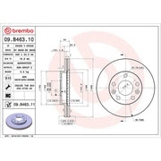 Brembo Front & Rear Brake Discs & Pads fits Renault Megane IV Grand 2016 on