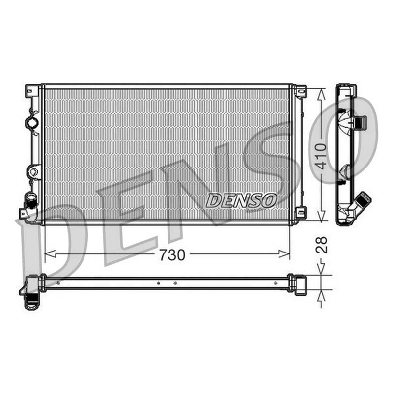 Denso Engine Radiator fits Nissan Interstar 2002-2006
