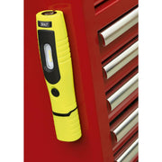 Sealey Rechargeable 360 Inspection Light 7 SMD & 3W SMD LED Yellow Lithium-ion Sealey - Dynamic Drive
