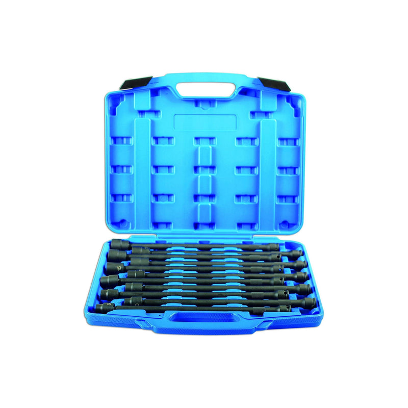 Laser Universal Joint Extra Deep Impact Socket Set 3/8"D 11pc 7102 Laser - Dynamic Drive