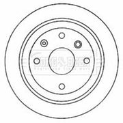 Borg & Beck Front & Rear Brake Discs & Pads fits Chevrolet Lacetti 2005-2013