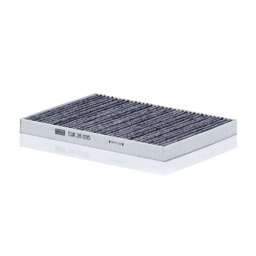 MANN-FILTER Cabin Air Filter (Pollen Filter) behind the glove CUK 26 035