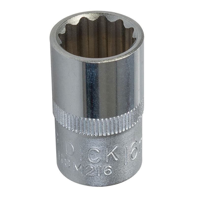 King Dick Socket 1/2" SD Metric 16mm HSM216 King Dick  - Dynamic Drive