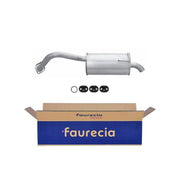 Hella End Silencer Rear fits Nissan Micra II 1992-2003 1.0 1.3 1.4