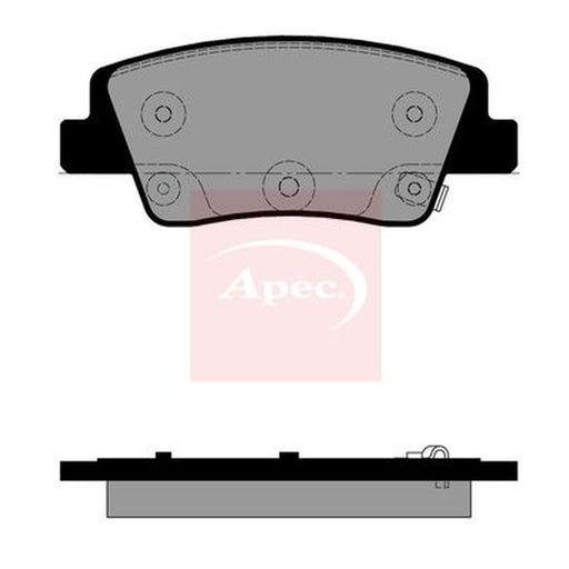 Apec Rear Brake Pad Set fits Genesis G80 2021 on 2.2