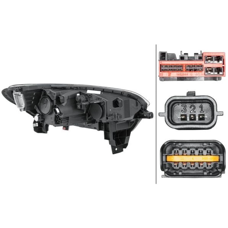 Hella Headlight Headlamp LED Left 1LX 013 888-111