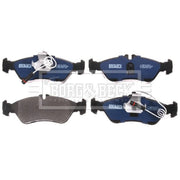 Borg & Beck Front & Rear Brake Discs & Pads fits Puch G-Modell 1991-1993