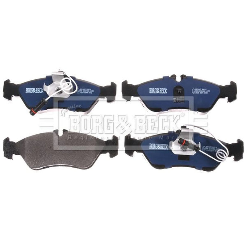 Borg & Beck Front & Rear Brake Discs & Pads fits Puch G-Modell 1991-1993