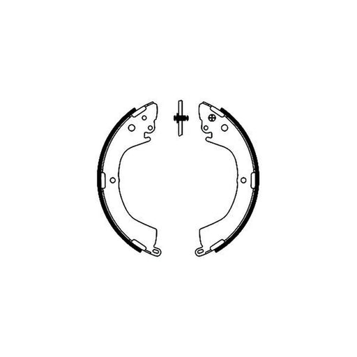Mintex Brake Shoe Set Axle Kit fits Mitsubishi Delica / Space Gear 1995-2000 2.5