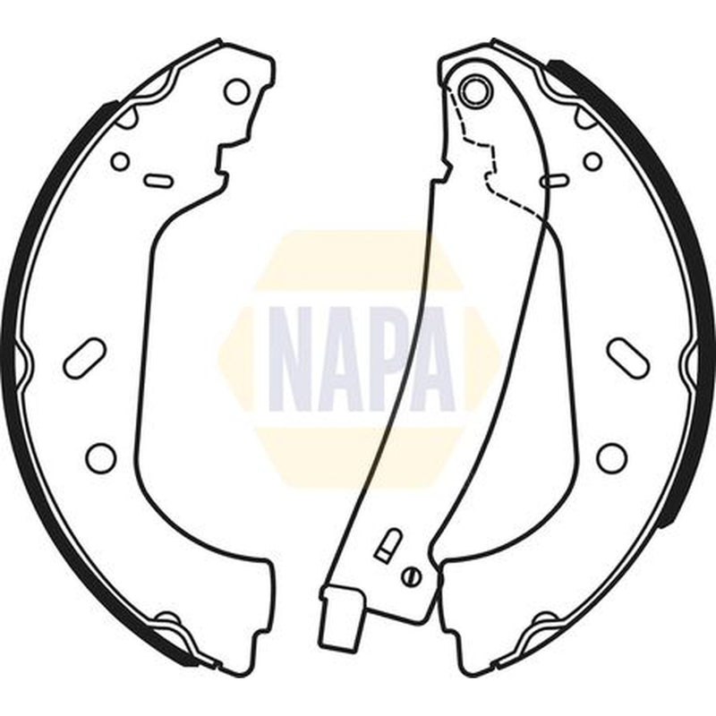 NAPA Brake Shoe Set Axle Kit fits Citroën Dispatch I 1995-2006 1.9 2.0