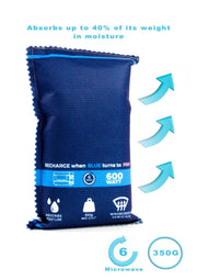 3x Car Home Dehumidifier Large Dry Bag Moisture Killer Absorber Pad Reusable Microwave UKB4C - Dynamic Drive