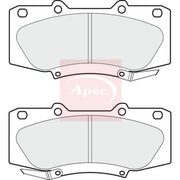 Apec Front Brake Pad Set PAD1872