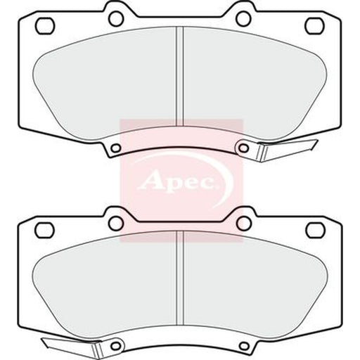 Apec Front Brake Pad Set fits Toyota Hilux Vigo VII Pickup 2010-2015 2.5