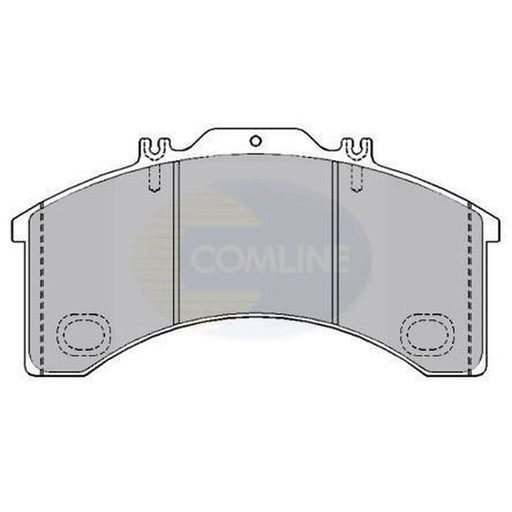 Comline 4 x Front Brake Pad Set fits Iveco Eurocargo I-Iii 1991-2015