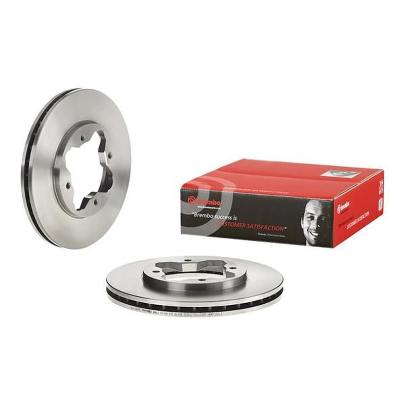 Brembo 2 x Internally Vented Brake Discs fits Rover 600 I 1993-1999