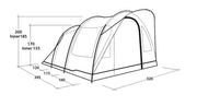 Outwell Sky 5 Pole Tent Blue 5 Person Outwell - Dynamic Drive