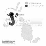 First Line Air Filter Intake Hose NBR (nitrile butadie fits Ford Transit Connect