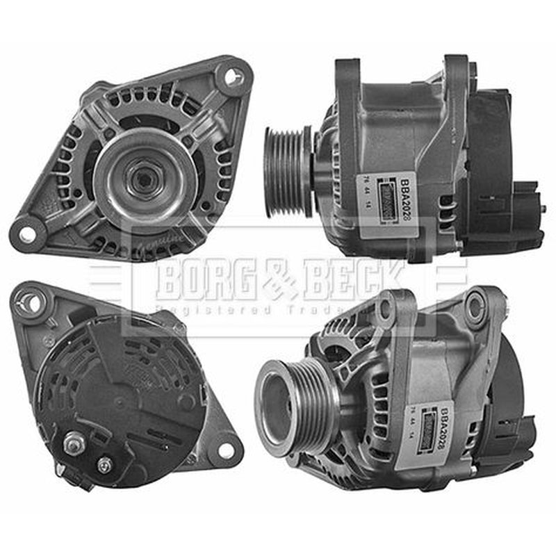 Borg & Beck Car Alternator 12V fits Fiat Barchetta 1995-2005 1.8