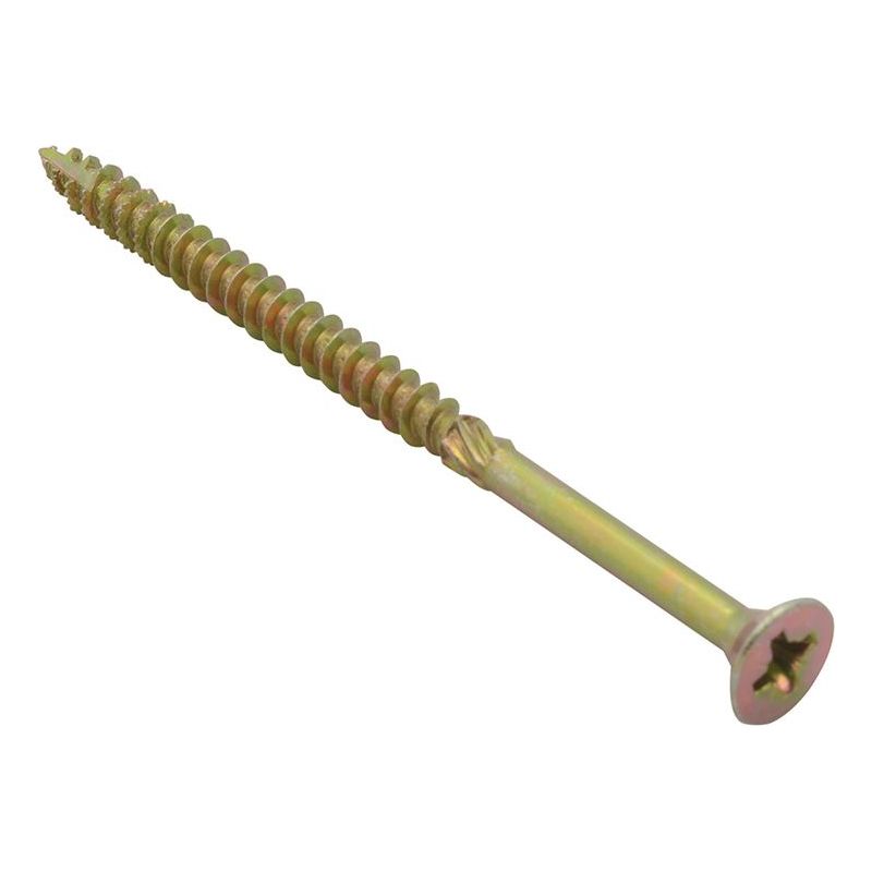 Forgefix Spectre™ PZ Compatible Wood Screw CSK ZYP 6.0 x 100mm Box 100 ForgeFix - Dynamic Drive