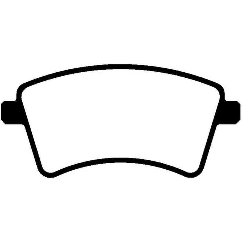 Abtex Front Brake Pad Set fits Mercedes-Benz Citan Dualiner 2012-2021