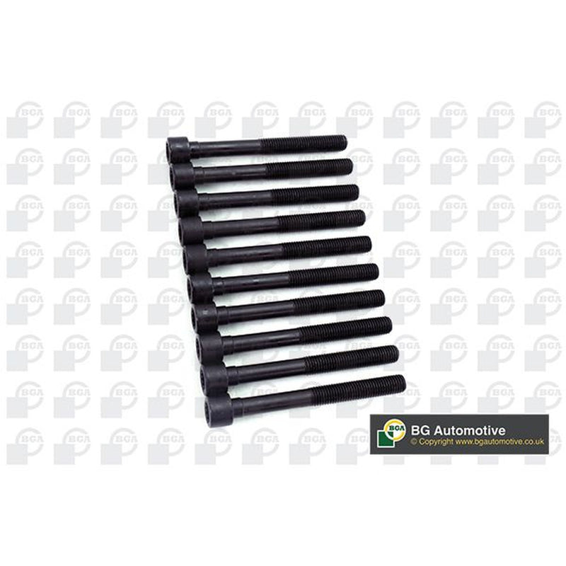 BGA Cylinder Head Bolt Set with Cylinder Head Gasket Kit fits Toyota Yaris/Vitz