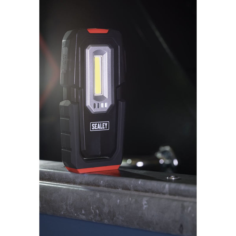 Sealey Inspection Light 3W COB & 1W SMD LED Wireless Rechargeable LEDWC03 Sealey - Dynamic Drive